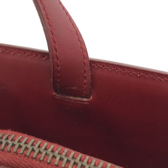 Auth Prada - Bordeaux Leather Tote Bag #156508P33B - Picture 9 of 13